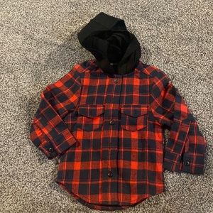 Lenox James Hooded Flannel Shirt